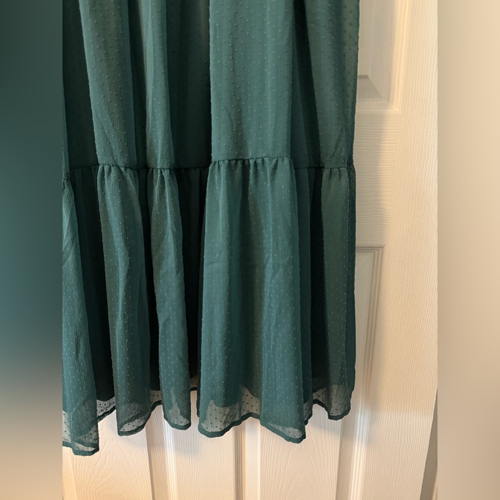 NWT 🪬Teal LC Lauren Conrad 2X Sleeved Dress - Picture 8 of 14